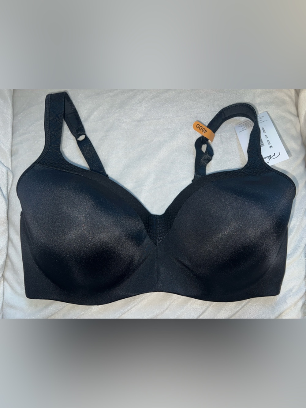 Playtex Black Full-Coverage Smooth T-Shirt Bra